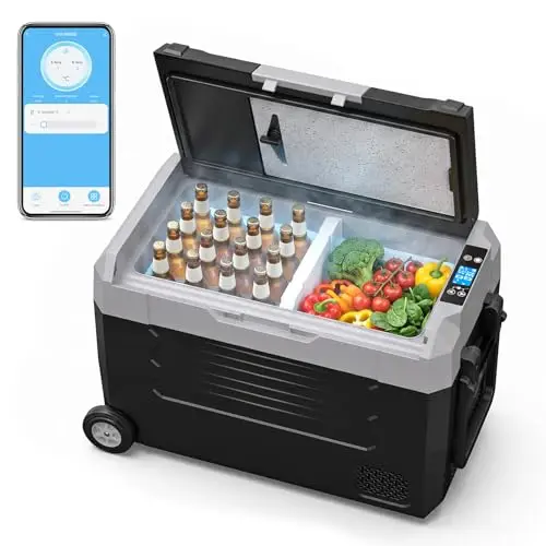 kroak 45l kompressor-kühlbox dual-zone