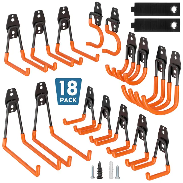 bontec 18er wandhaken set stahl garage