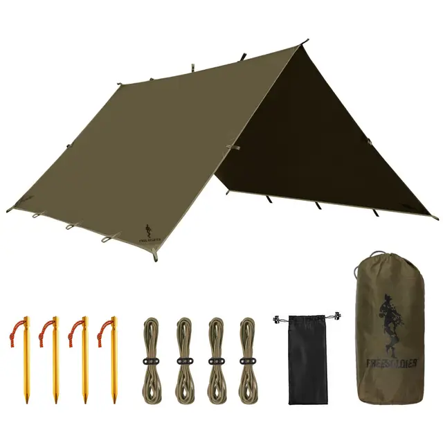 free soldier tarp 3x3m ultraleicht