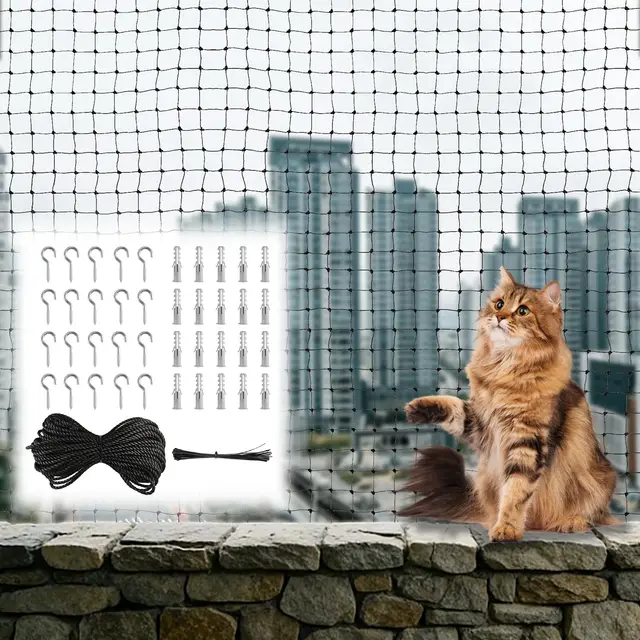 Kvaznix YTMW-3X8 Katzenschutznetz