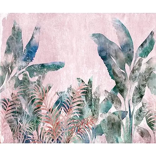 murando Fototapete Premium-Vlies Blätter 100x70cm Foto Tapete Schlafzimmer Wohnzimmer Vliestapete XXL Wandtapete Motivtapeten Bildtapete 3d Effekt Wand Dekoration Boho Natur Dschungel Pflanzen Botanik
