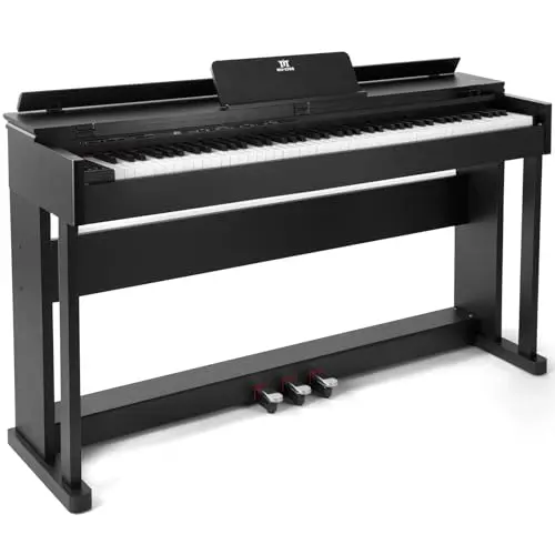 MUSTAR E-Piano 88 Tasten mit Hammermechanik