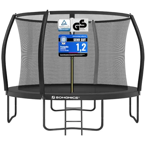 songmics trampolin garten