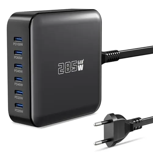 Sefitopher 285W GaN Ladestation