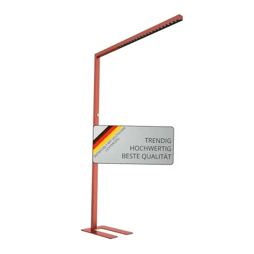 Officeflow LED Büro Stehleuchte 60W rot