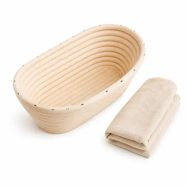 gärkörbchen oval rattan 800g teig
