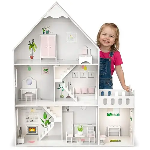 green series barbie puppenhaus holz 118