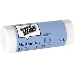 clever clean 60l müllbeutel hdpe