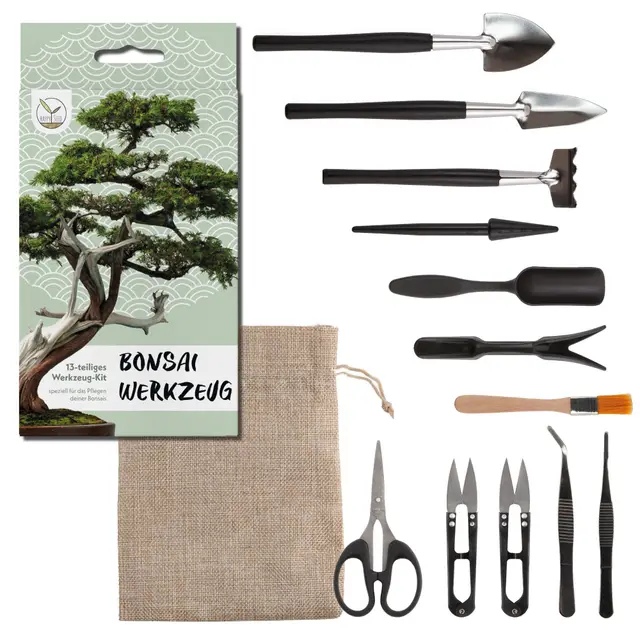 happyseed bonsai werkzeug-set 13-teilig