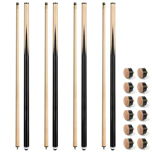 horse pool-queue 4er set 147 cm holz