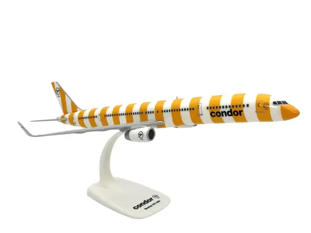 Limox Boeing 757-300 Condor Sunshine Yellow Stripes Livery Scale 1/200