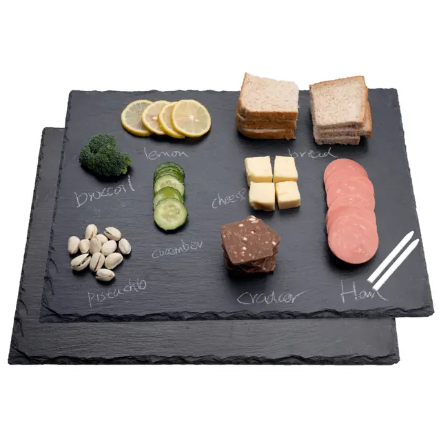 wlwnwft schieferplatten 2er set 40x30 cm