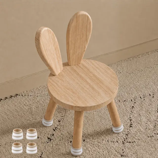 qhens kinderstuhl holz hasenohren 25 cm