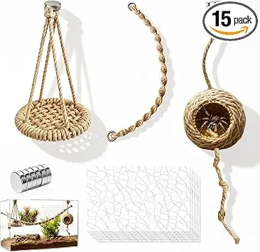 qyrdbgy springspinnen magnet-set jute