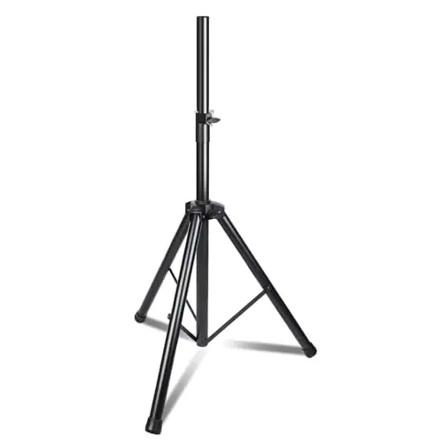 Boxenständer Höhenverstellbar 89-180cm Lautsprecherstativ,2 Stücke Heavy Duty Lautsprecherständer mit Sicherheitsstift,Boxen StativTragfähigkeit 30 kg