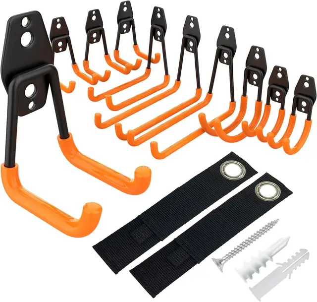 kitmiido 12er set wandhaken garage 40
