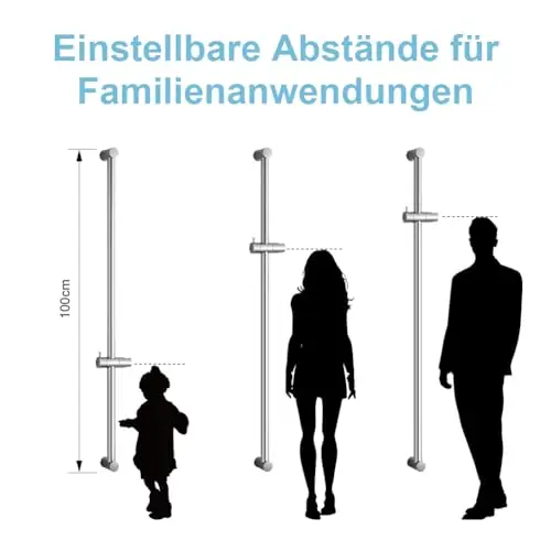 offo duschstange brausestange 100cm