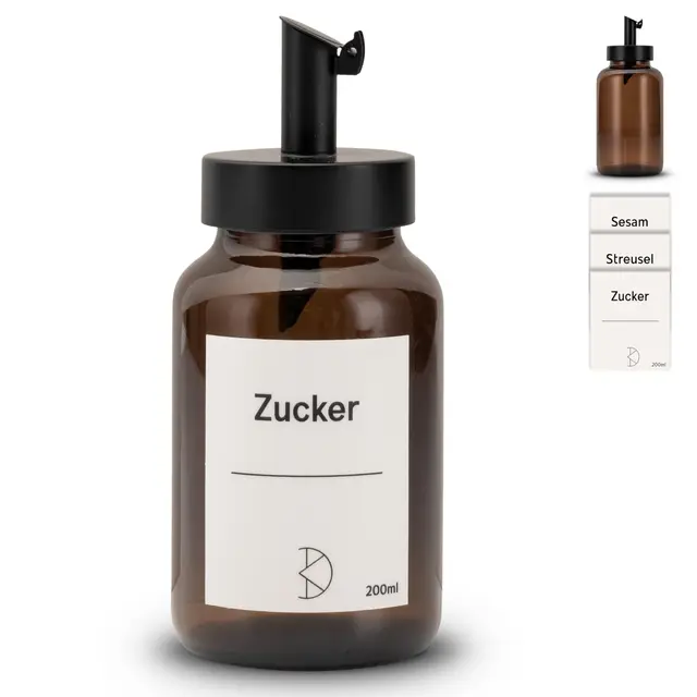 koffs design zuckerstreuer edelstahl