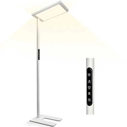 shinemuse led stehlampe büro 60w