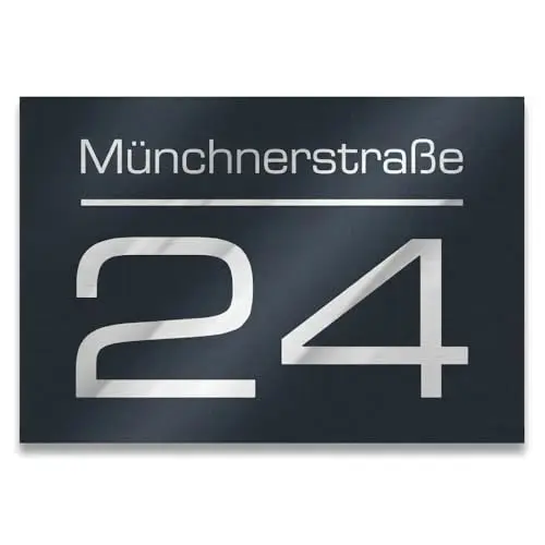 dorninger edelstahl hausnummer