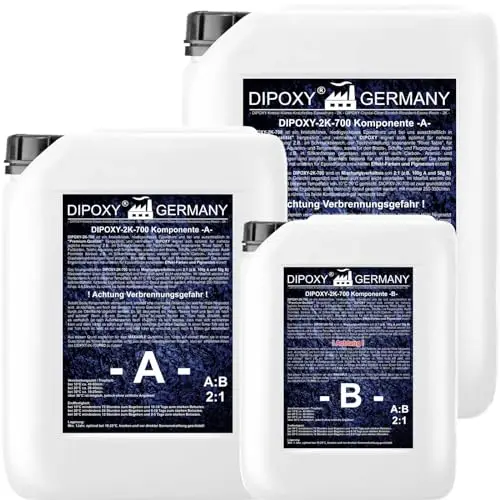 dipoxy 3kg ep laminierharz set glasklar