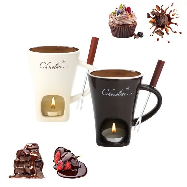 gzrxious schokofondue tasse keramik