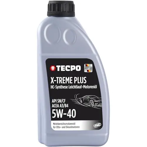 TECPO 5W-40 X-TREME PLUS Motoröl 1 Liter