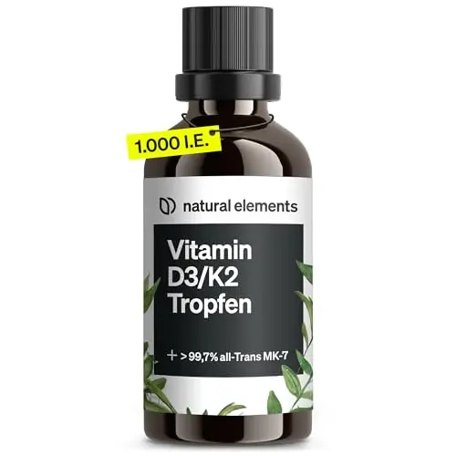 natural elements Vitamin D3 K2 Tropfen