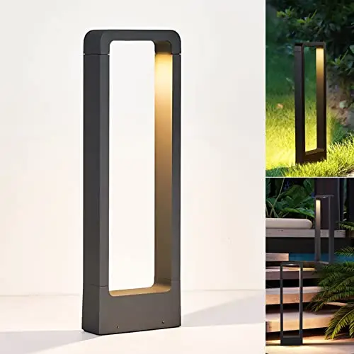 shuniu led pollerleuchte 48cm