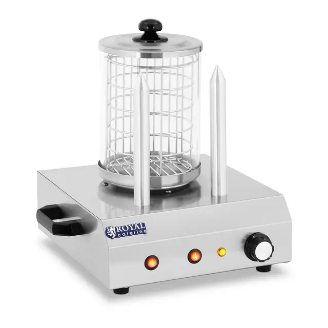 royal catering rchw-350-2 hot dog maker