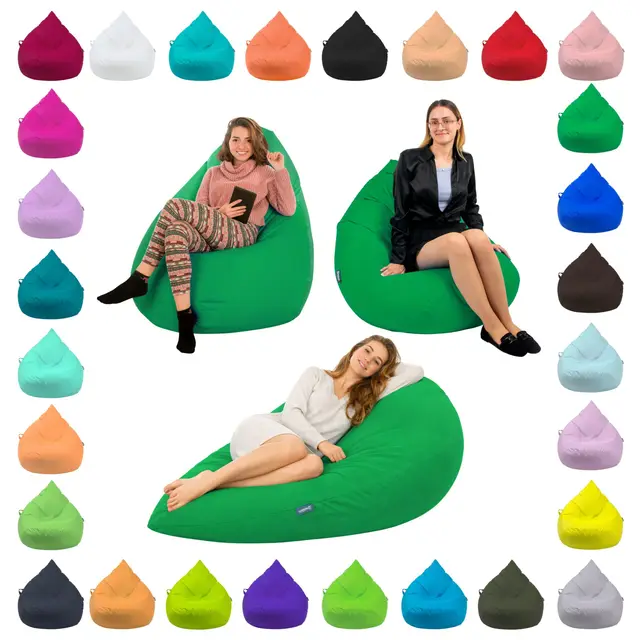 bubibag sitzsack xxl apfelgrün