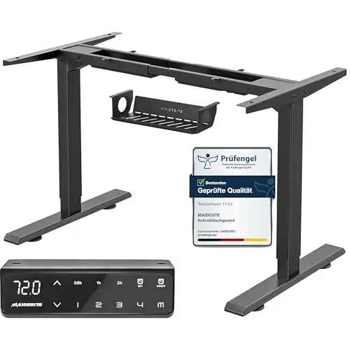 MAIDeSITe elektrischer höhenverstellbarer Schreibtisch 180x60 cm
