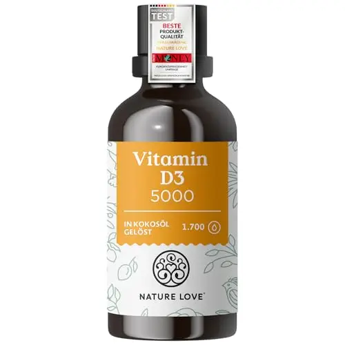 Nature Love Vitamin D3 5000 Tropfen