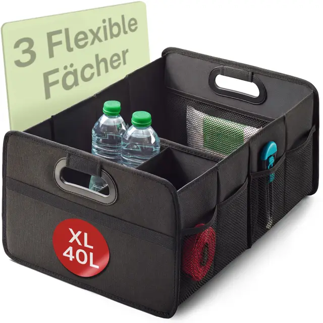 Praknu Kofferraum-Organizer Faltbar XL