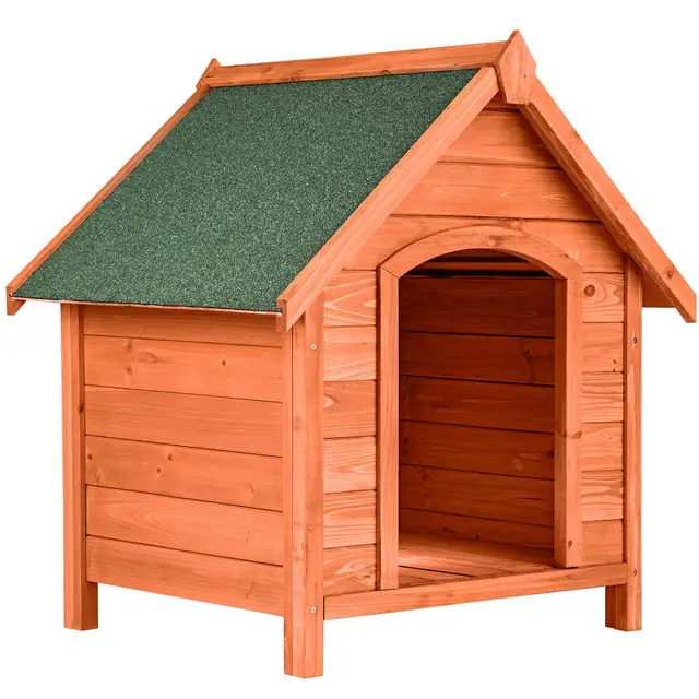 tectake hundehütte outdoor winterfest