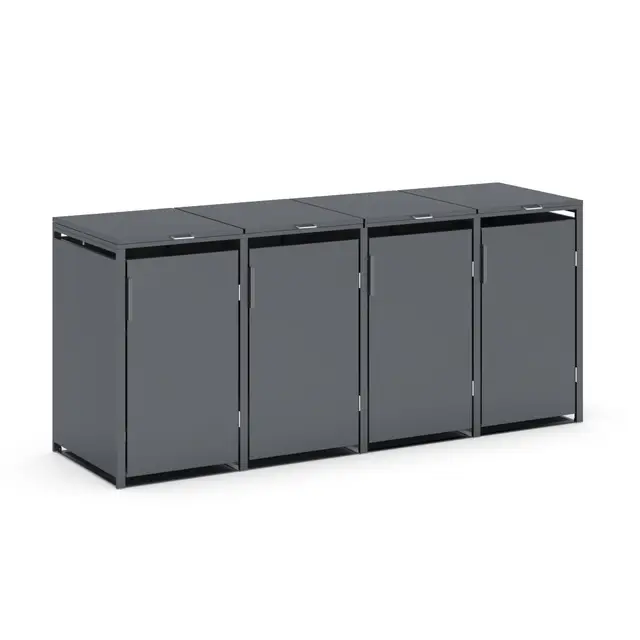 mbox24 smartbox 4er mülltonnenbox 240 l