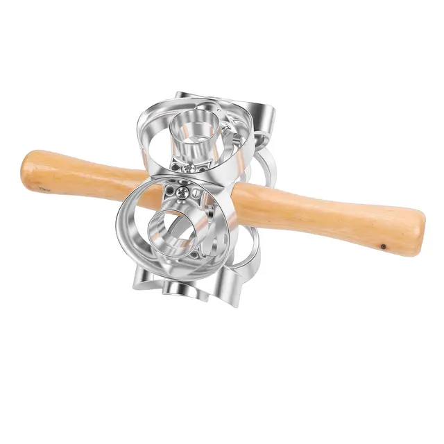 Pssopp Donut-Schneider-Roller mit drehbarer Backform