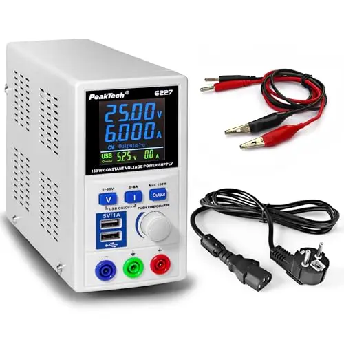 peaktech p 6227 labornetzteil 60v 6a