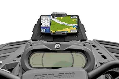 Outlander Elektronische Gerätehalterung, SAUTVS Smartphone Tablet GPS Halter mit Aufbewahrungsbox für Can Am Outlander 500 650 800 1000L MAX Ersatz #715004919