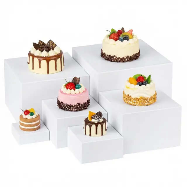 qwork acryl kuchenständer 6-teilig