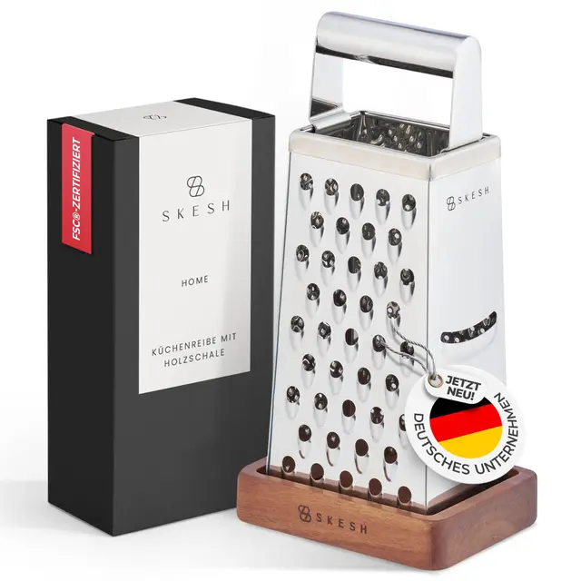 skesh premium käsereibe edelstahl mit