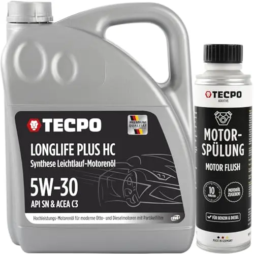 tecpo 5w-30 motoröl 5 liter