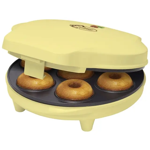Bestron Donut Maker ADM218SD, 700 Watt, Gelb