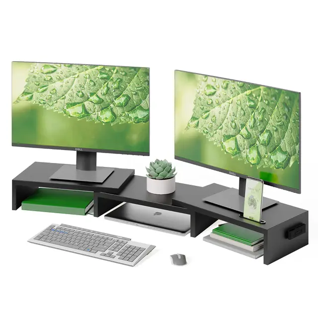 bontec monitorständer holz mtr-s3
