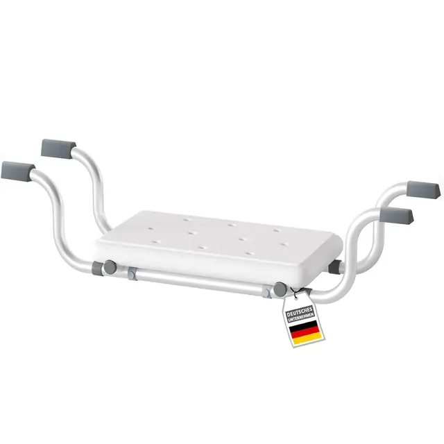 KARAT Badewannensitz - Levi - Verstellbarer Badesitz bis 150 kg belastbar aus Aluminium