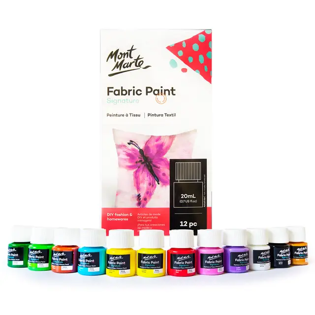 mont marte textilfarben set 12x20ml