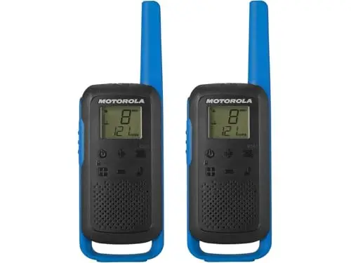 motorola t62 pmr walkie talkie blau