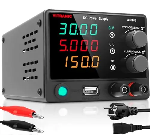 yitranic 305ms labornetzteil 30v 5a usb