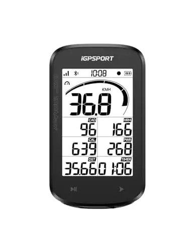 iGPSPORT BSC100MAX Fahrradcomputer Kabellos, 3 Zoll Display Automatische Aufnahme, 40H Akkulaufzeit, GPS Fahrradcomputer