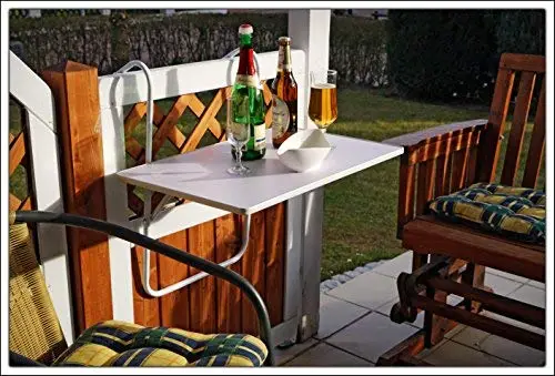 spetebo balkontisch klappbar weiß 60x40